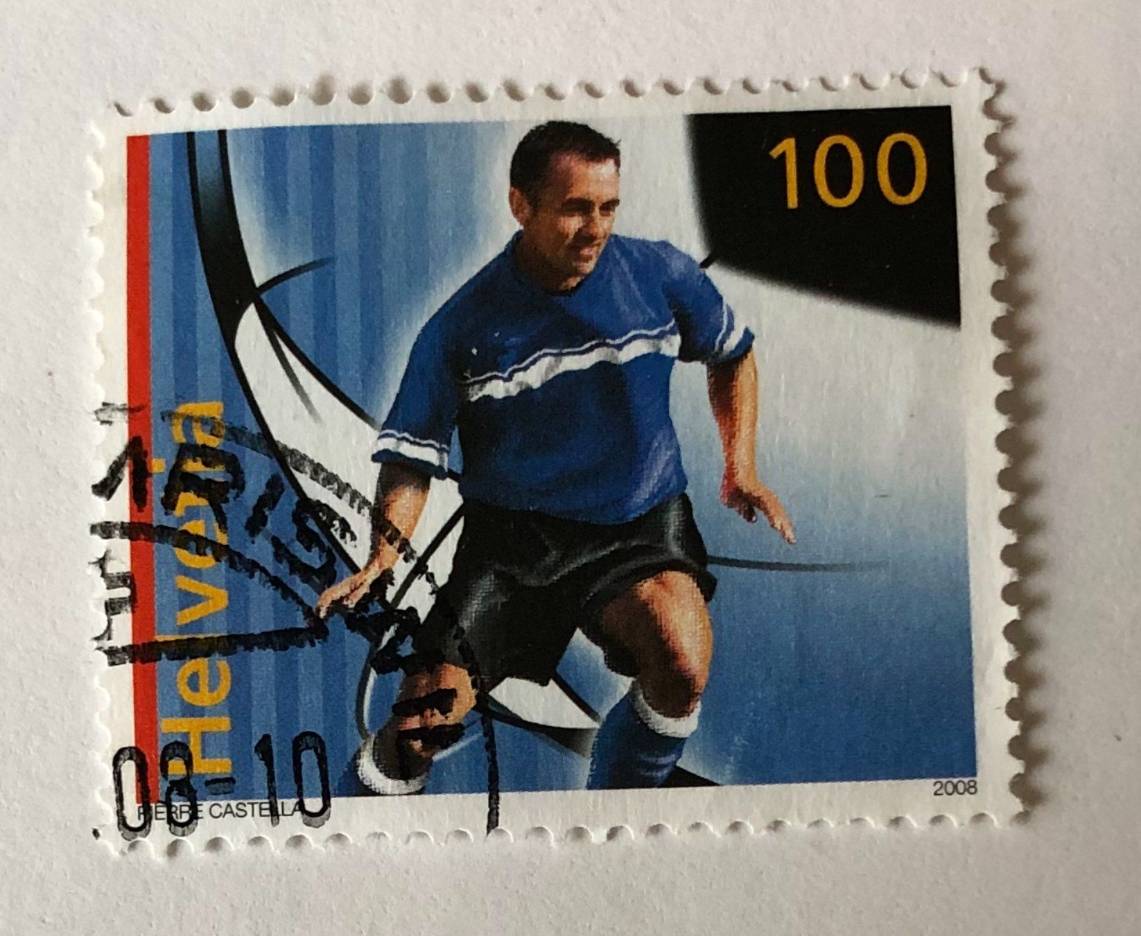 Tutti i francobolli: Nr.1265 Aktivfussball 2008 mit Stempel    – Usato da Aarau venduto da Billa007