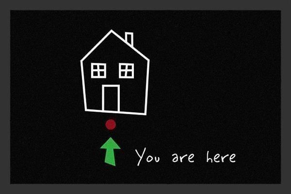 Teppiche: Teppich - You are here – Neu und originalverpackt aus Ennetbürgen von open24shop