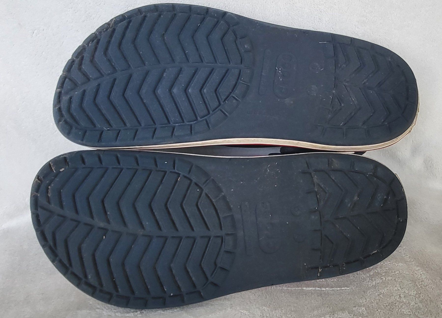 Crocs Scarpe per ragazzi: Crocs, Navy Blau Weiss Rot gestreift – Usato da Bremgarten venduto da im02 5