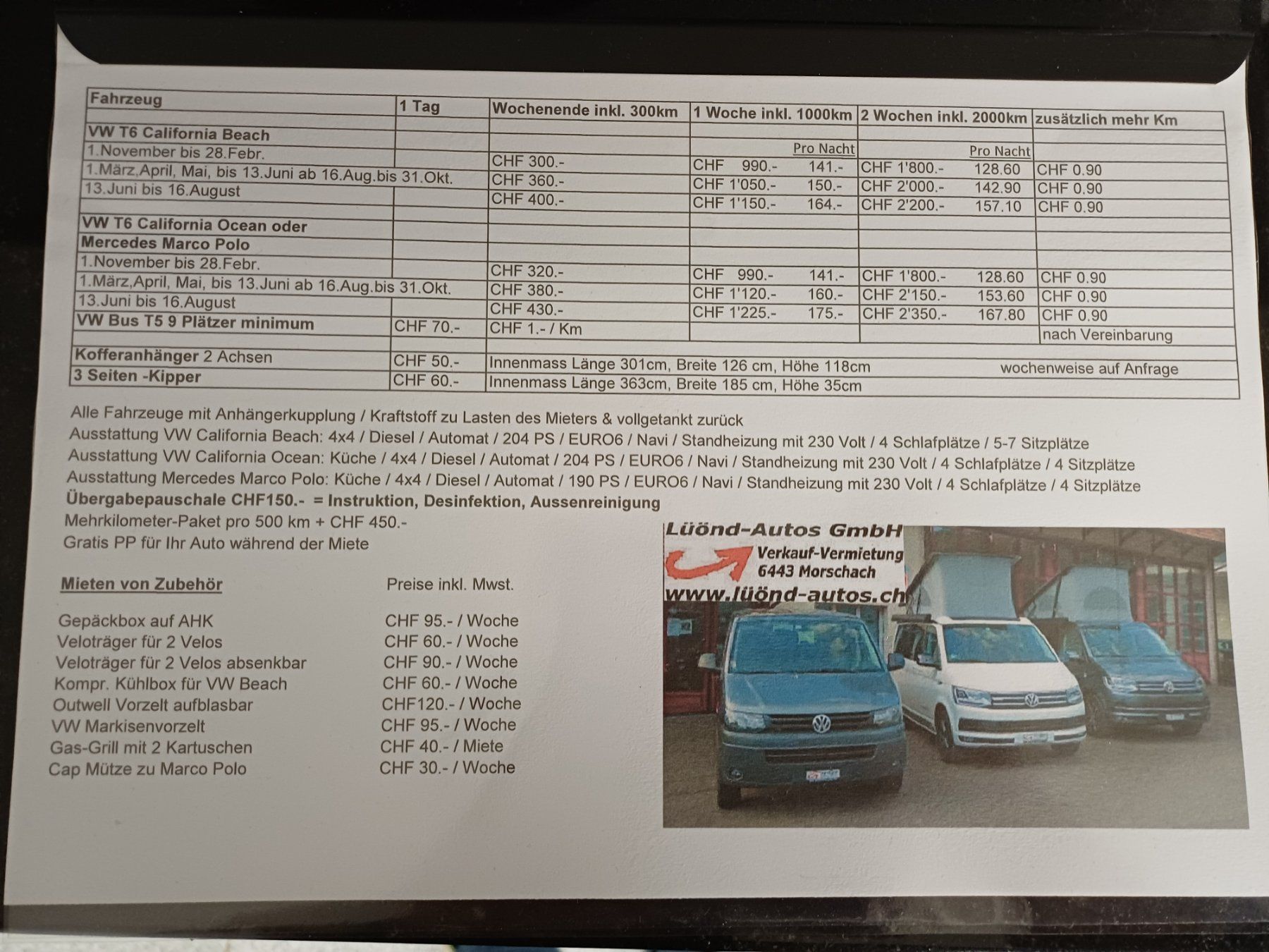 Mercedes-Benz Veicoli da campeggio: MARCO POLO Langzeitmiete pro Monat – Usato da Morschach venduto da inf_ymt9 8