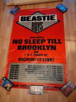 beastie boys no sleep till brooklyn tour poster 1986