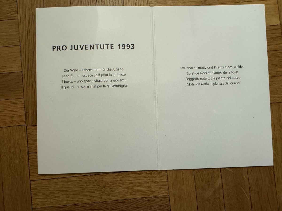 Tutti i francobolli: Timbres spéciaux suisses - Collection 1993 – Nuovo (secondo la descrizione) da Lausanne venduto da Dri_Shop 5