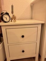 Nachttisch HEMNES weiss 2 Schubladen 