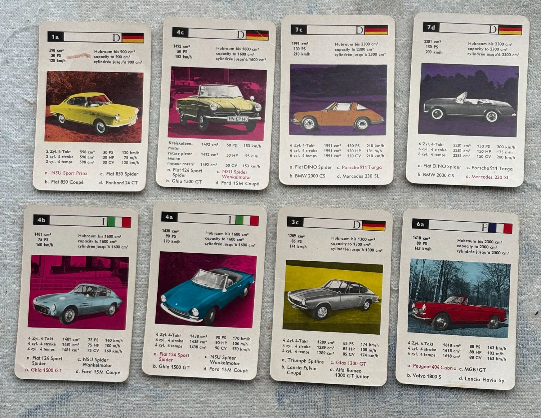 Giochi: ANTIKES AUTO QUARTETT – Difettoso da Ostermundigen venduto da wini63 1