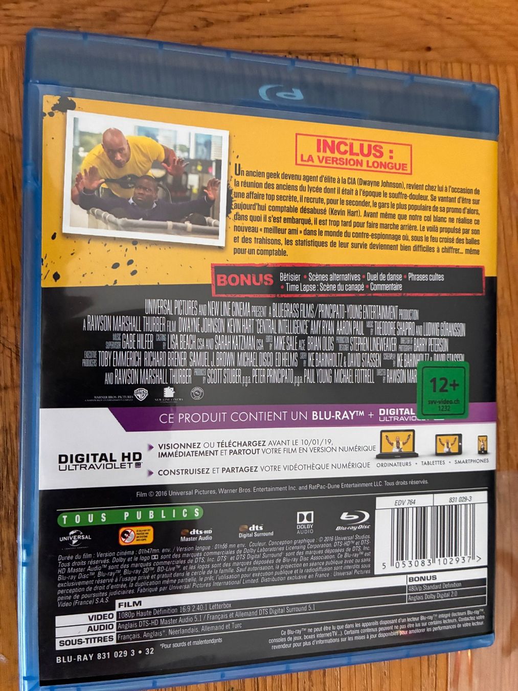 Alle DVDs: Agents presque secrets (2016, Version Longue, Blu-ray) – Gebraucht aus Vevey von zecollector 1