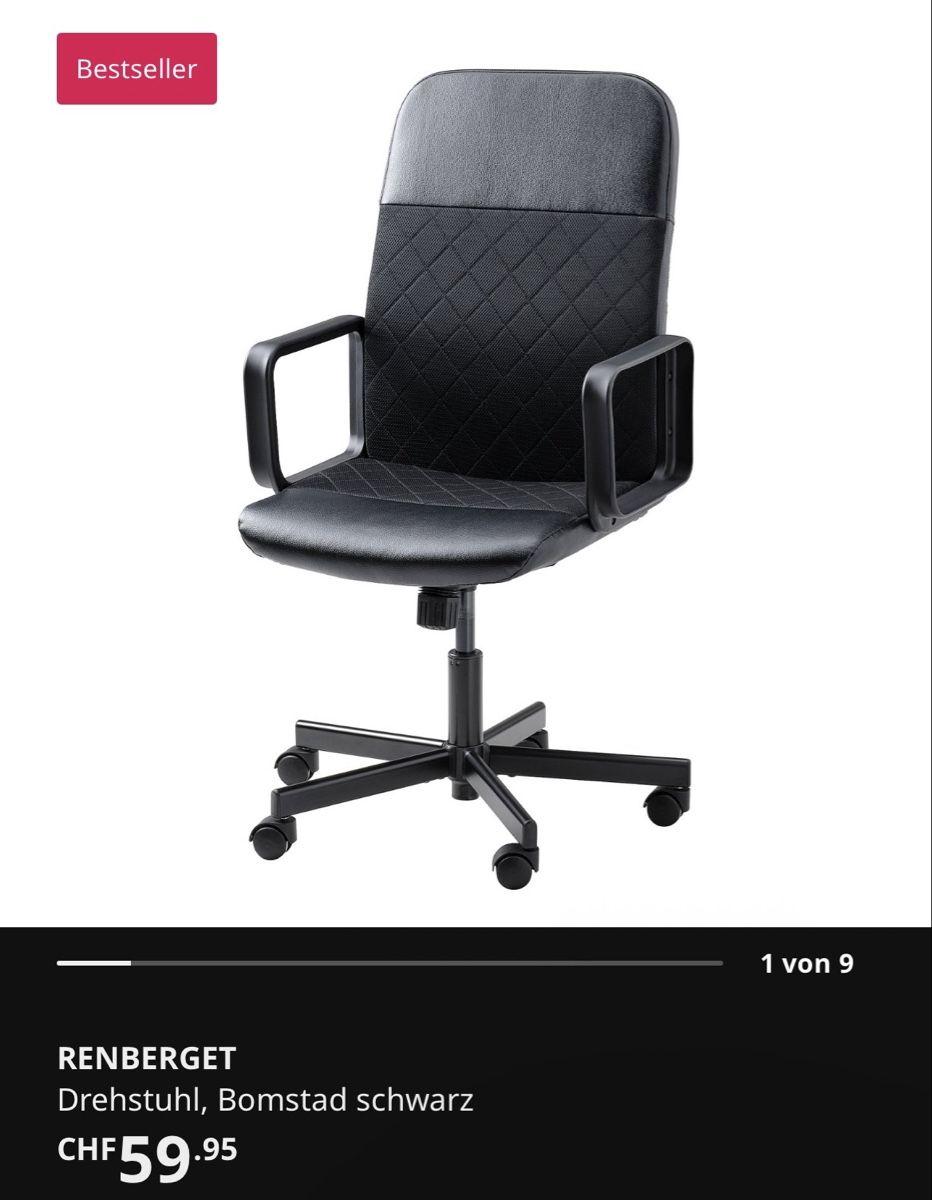 Ikea Stühle: RENBERGET Bürostuhl – Gebraucht aus Winterthur von amandaella 3