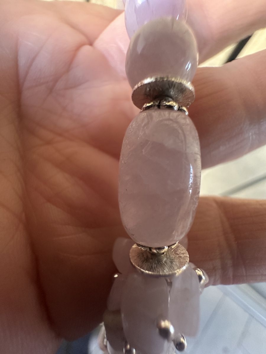 Catenine: Choker aus Kunzit Halbedelstein – Nuovo e nell'imballaggio originale da Kriens venduto da Hortensie6 3