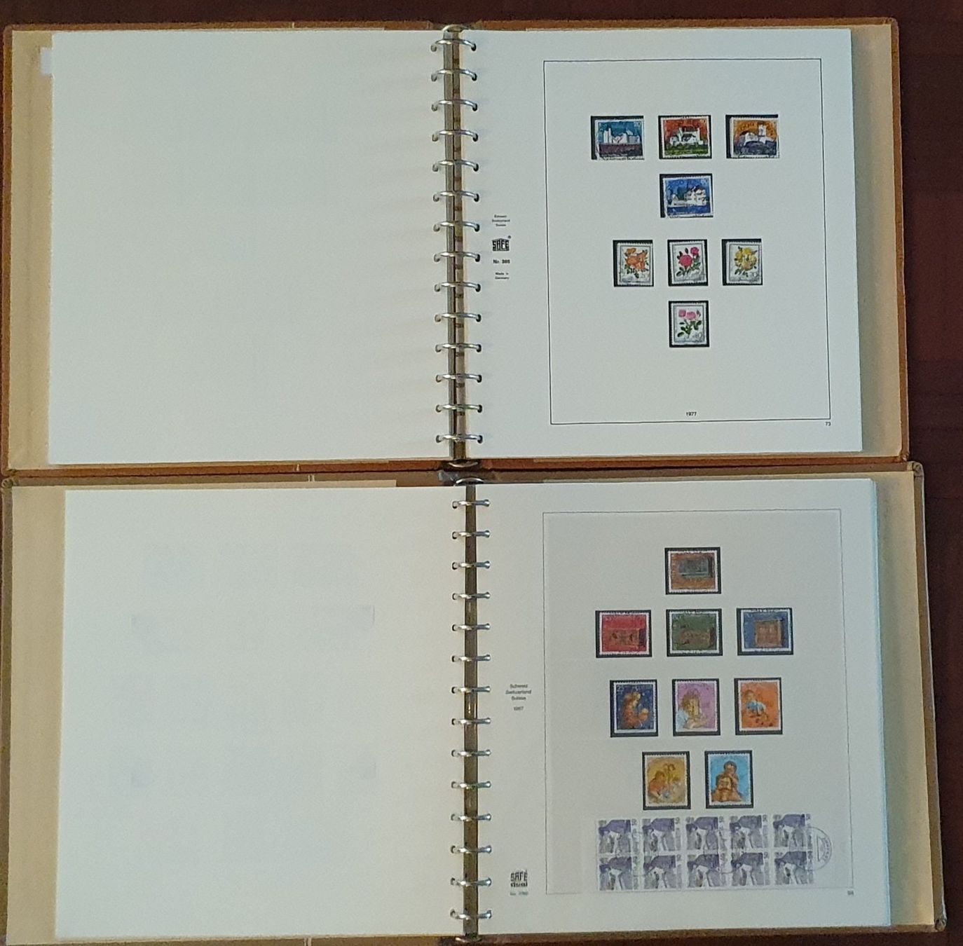 Tutti i francobolli: 2 SAFE Album - Sammlung ET-Vollstempel  1970 - 2000 – Usato da Kreuzlingen venduto da Rschweiz1 3
