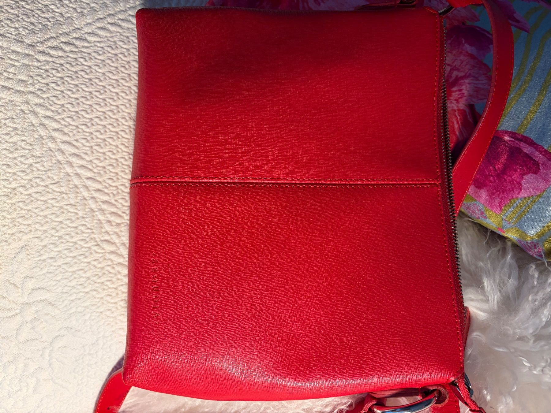 Taschen für Damen: Sac Sequoia cuir rouge – Neu (gemäss Beschreibung) aus Binz von Doduc 2