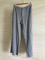 Leichte Leinen/Baumwolle Hosen Gr. 36, M "Motel" Grau-blau