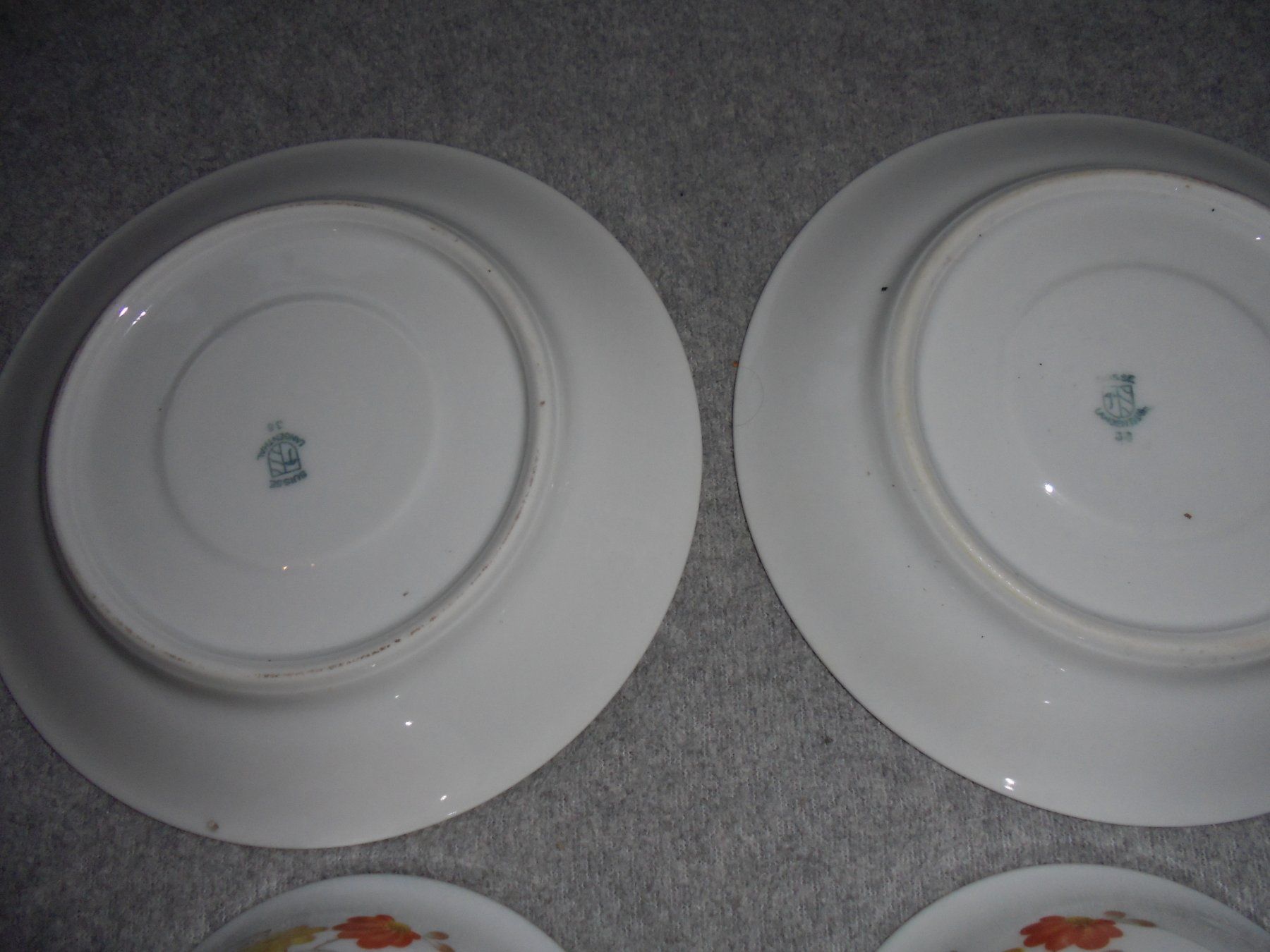 Tazze: 2 Teetassen mit Unterteller Blumenmuster, "Langenthal" – Usato da Rüschegg-Heubach venduto da Ofen111 6