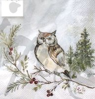 Serviette woodland owl (1196) 2Stk.