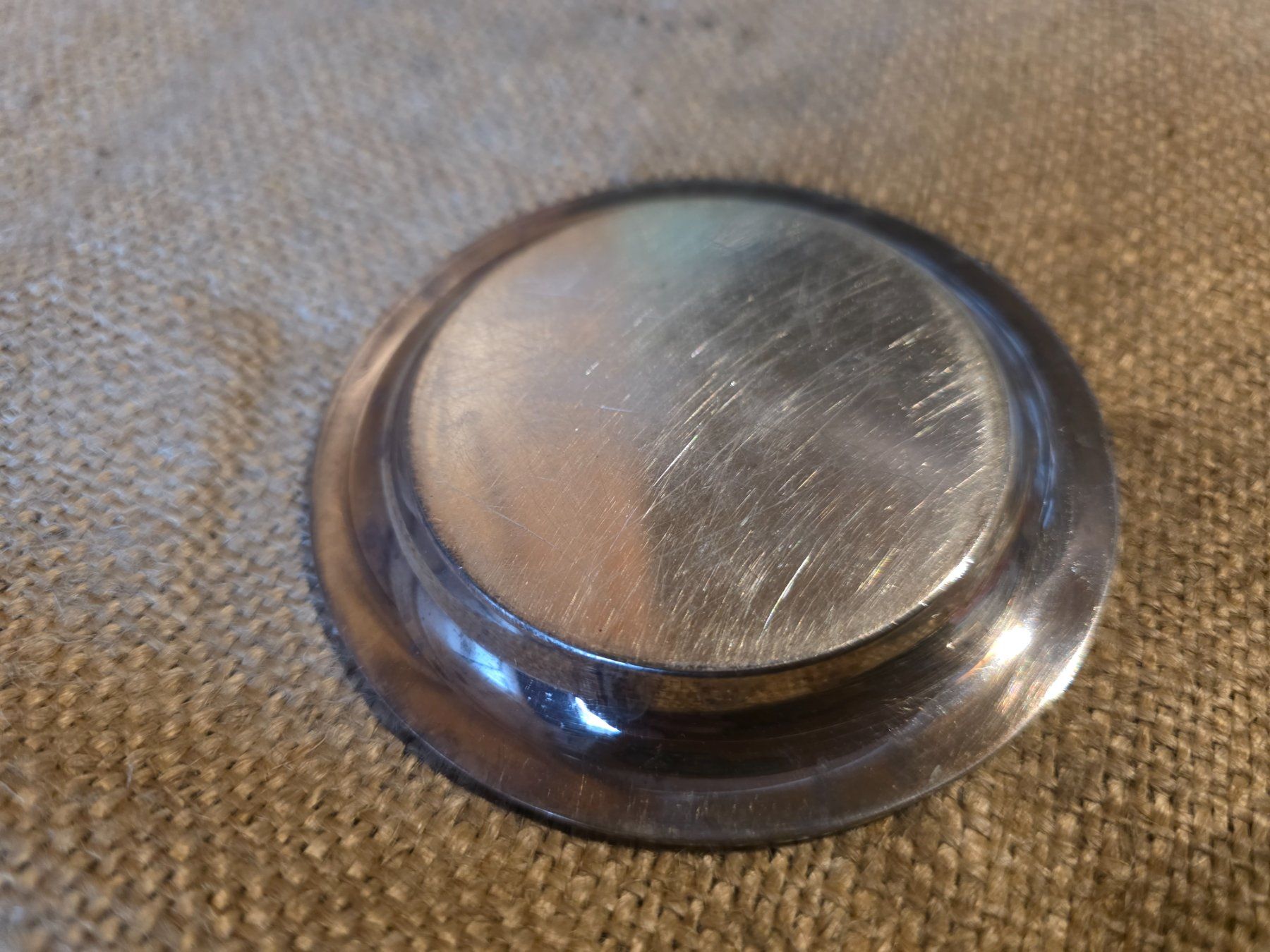 Teller: Metall Teller 9, 5 cm - 82 Gramm – Gebraucht aus Walterswil BE von Lonitti 4