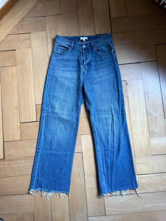 Straight Leg Jeans blau 38
