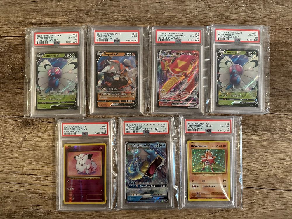 7 Pokemon PSA Karten / Diverse PSA Karten / Auktion ab 1 CHF Kaufen auf Ricardo