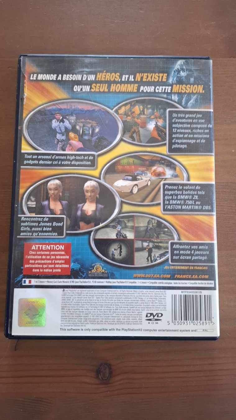 Giochi: 007 Espion pour cible - Playstation 2 - Jeu complet – Usato da Fiaugères venduto da Fiaugeres1609 1
