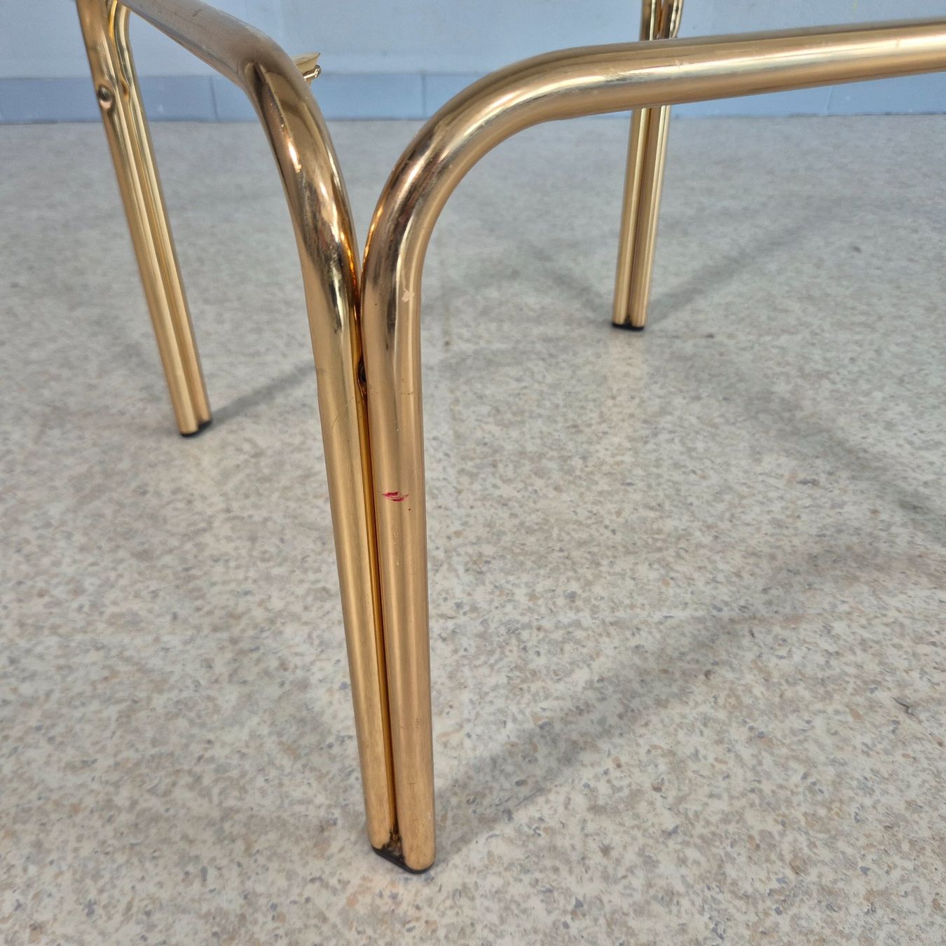 Tavoli: Vintage Glas Metall Side Table Beistelltisch Coffee-Table – Usato da Nottwil venduto da Wondewa-Shop 4