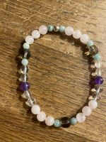 💜💚🩷🤎🤍 Armband 5 verschiedene Heilsteine