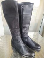 Stivali in pelle nera 38