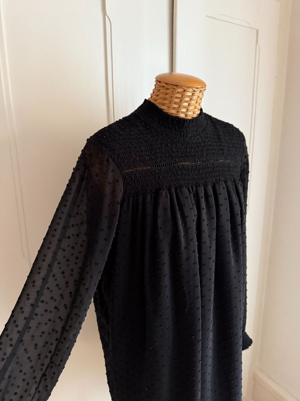 Zara Vestiti: ZARA - Chiffon Kleid schwarz S – Usato da Zürich venduto da Diazaio 1