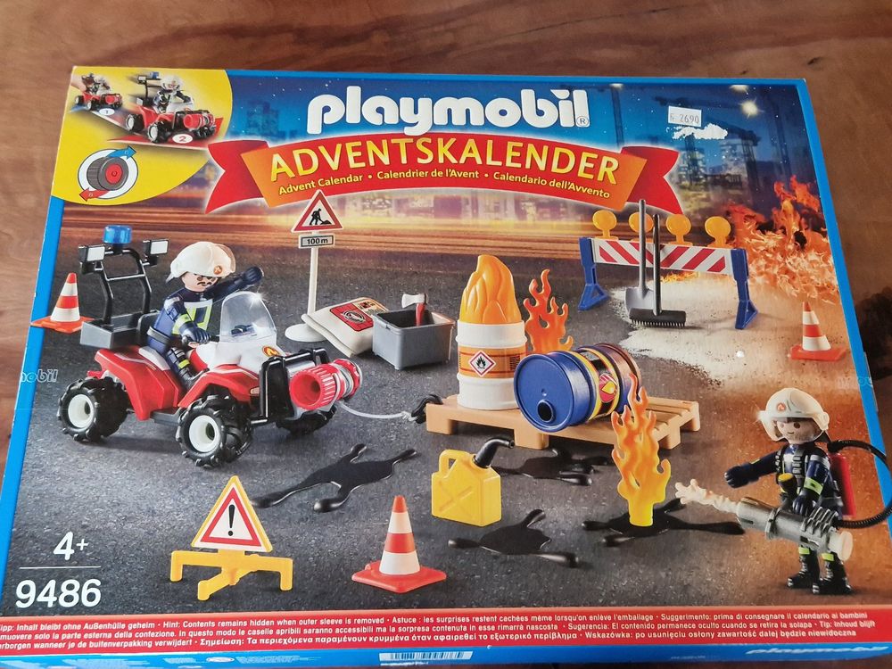 NEU Adventskalender playmobil Feuerwehr 9486  Kaufen auf Ricardo