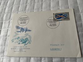 Bern Locarno Gedenkpostflug 1963