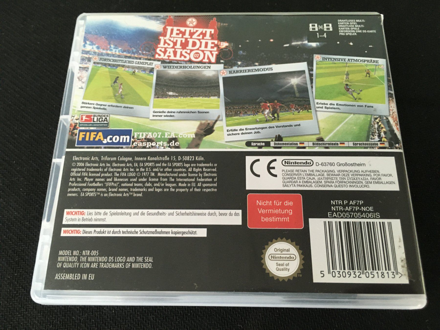 Nintendo Spiele: Fifa 07 für Nintendo DS – Gebraucht aus St.Gallen von Punktchen01 1