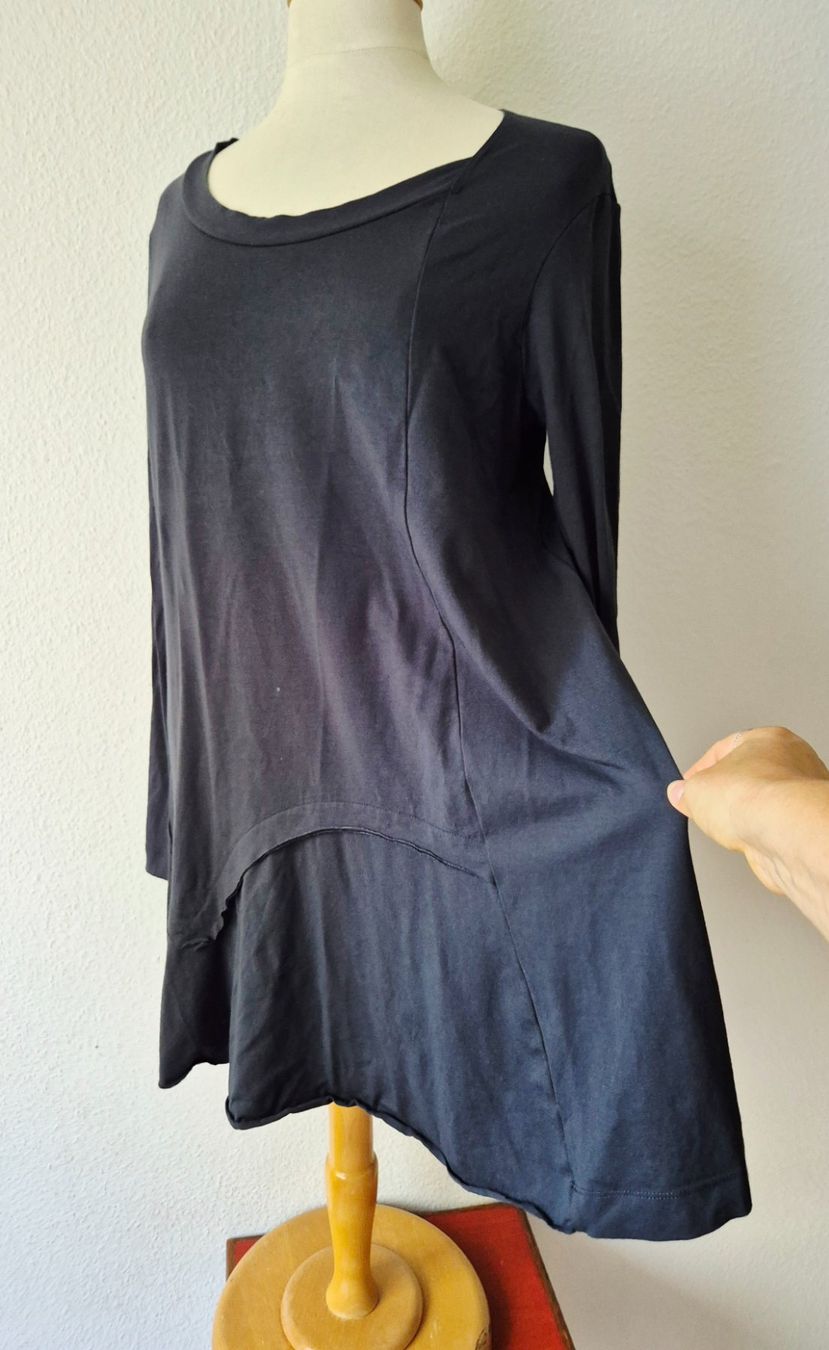 Pullover & Sweatshirts: PULLOVER PULLI NOOK M 38 ANTHRAZIT TUNIKA ASYMMETRISCH TOP – Gebraucht aus Elsau von the-colorful-side 1