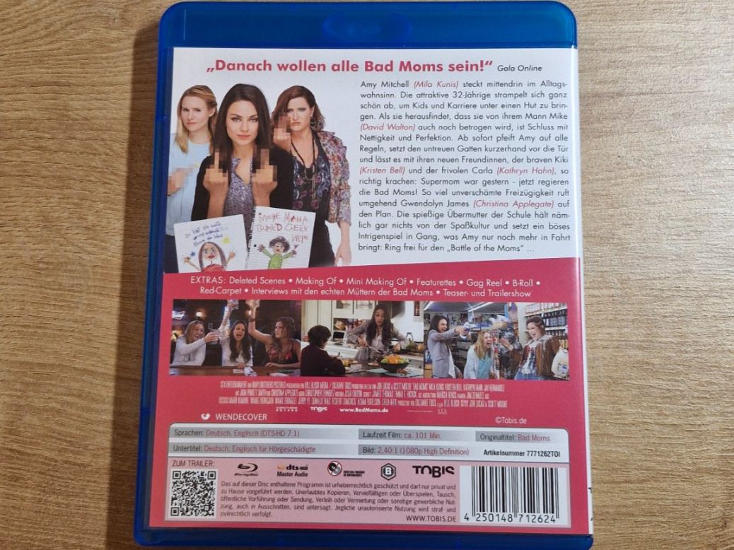 Tutti i DVDs: Bad Moms (2016) Bluray – Usato da Pfungen venduto da Whitie 1