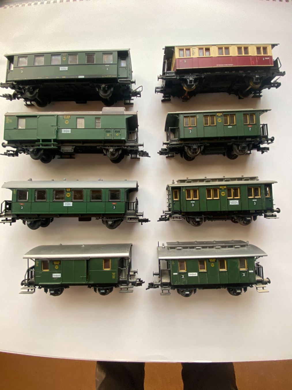 Modellini di ferrovie: H0 Waggons, 8 Stk., – Usato da Rutschwil venduto da Kybi02