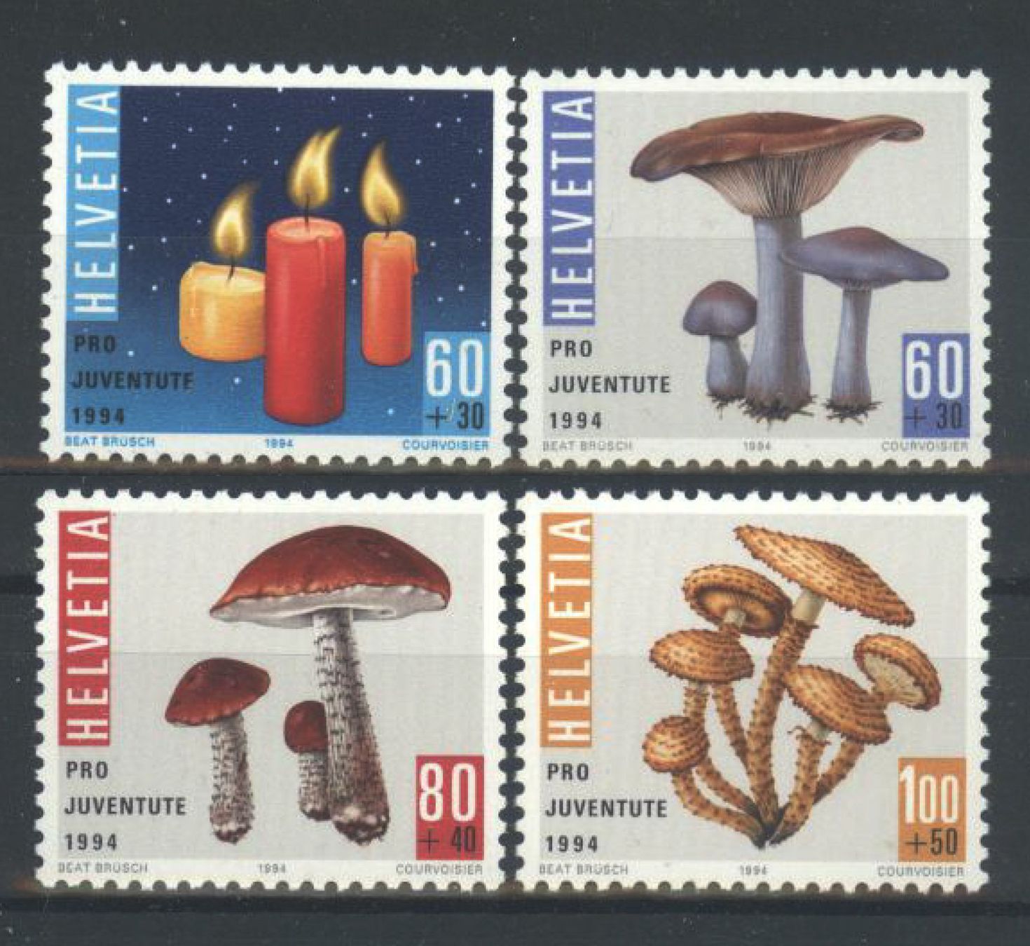 Alle Briefmarken: 1994, Pro Juventute, postfrisch ** (1) – Gebraucht aus Willisau von Vollstempel