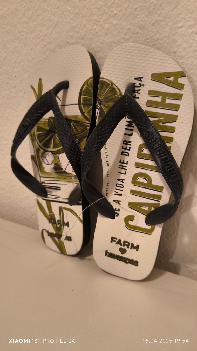 Havaianas Scarpe da uomo: Hawaianas 35/36 Caipirinha – Nuovo (secondo la descrizione) da Zürich venduto da bernie911