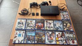 Sony PlayStation 2 Konsole mit 13 Spielen Zustand akzeptabel