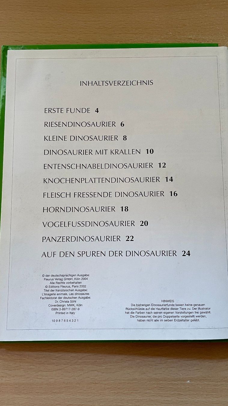 Libri: Dinosaurier – Usato da Glattfelden venduto da cybermaxx 2