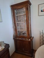 Klassische Vitrine, Holz/Glas