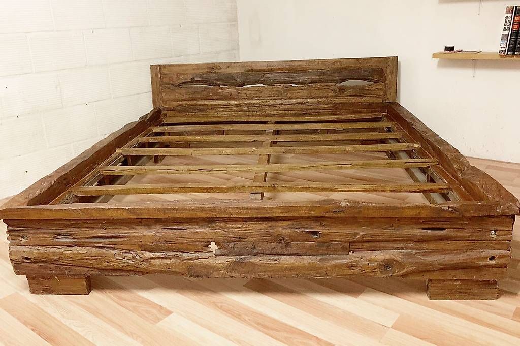 Letti: Einmaliges massives Teakholz Bett – Usato da Ballwil venduto da ClassicGallery 4