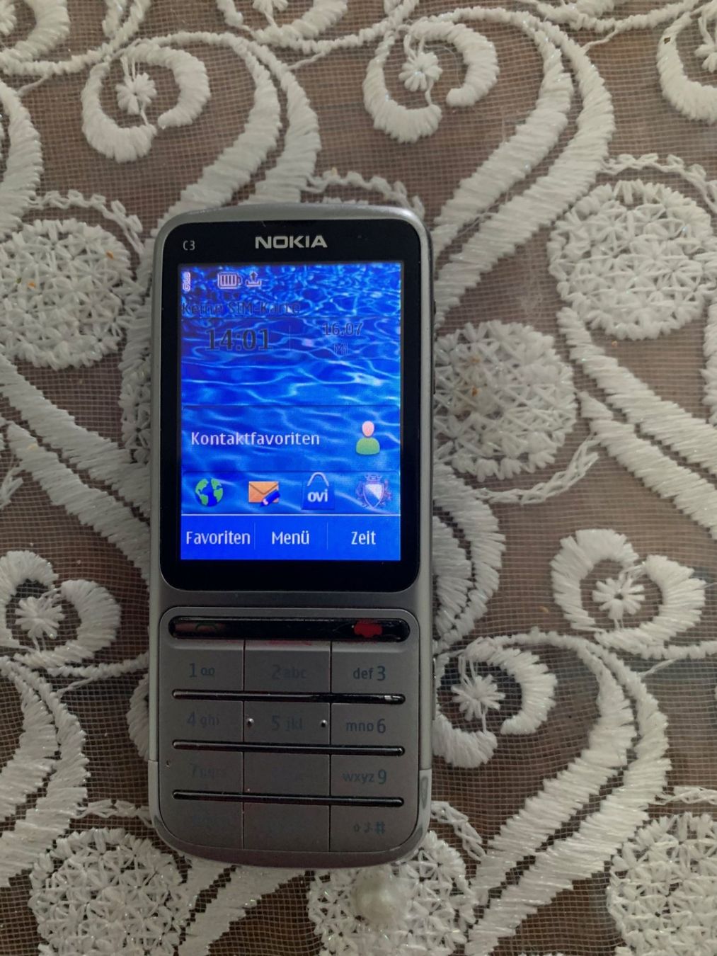 Nokia Telefoni cellulari / Smartphones: Nokia C3-01 Touch und Type * Silber Edition – Usato da Emmen venduto da newdeal1970 5