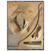 LOTR Legolas Mirkwood Bow with 2 Arrows Limited 37/200