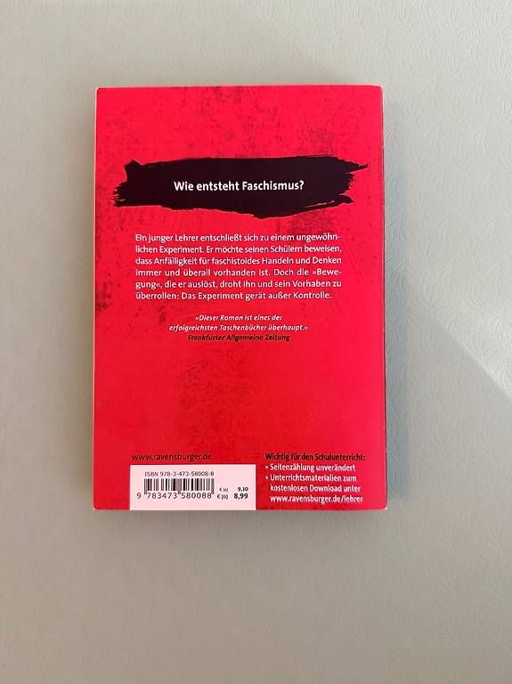 Libri: Die Welle - Morton Rhue – Usato da Hilfikon venduto da helena444 1