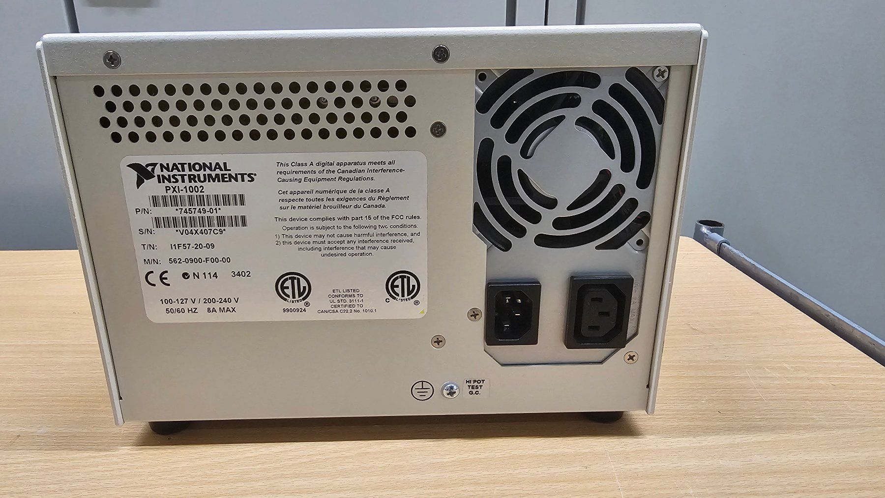 Componenti elettronici: NI PXI-1002 Chassis mit PXI-8101 Controller – Usato da Boniswil venduto da LakeSide_Boniswil 2
