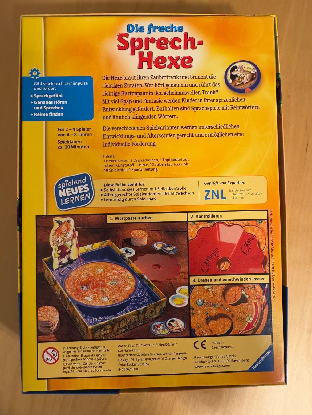 Ravensburger Giochi: Ravensburger Die freche Sprech-Hexe 4-8J – Usato da Goldach venduto da Hibiskus23 1