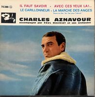 CHARLES AZNAVOUR - IL FAUT SAVOIR