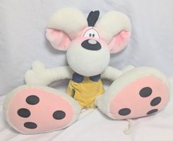Vintage - XL Diddl Maus - Plüsch Figur - Plüschtier