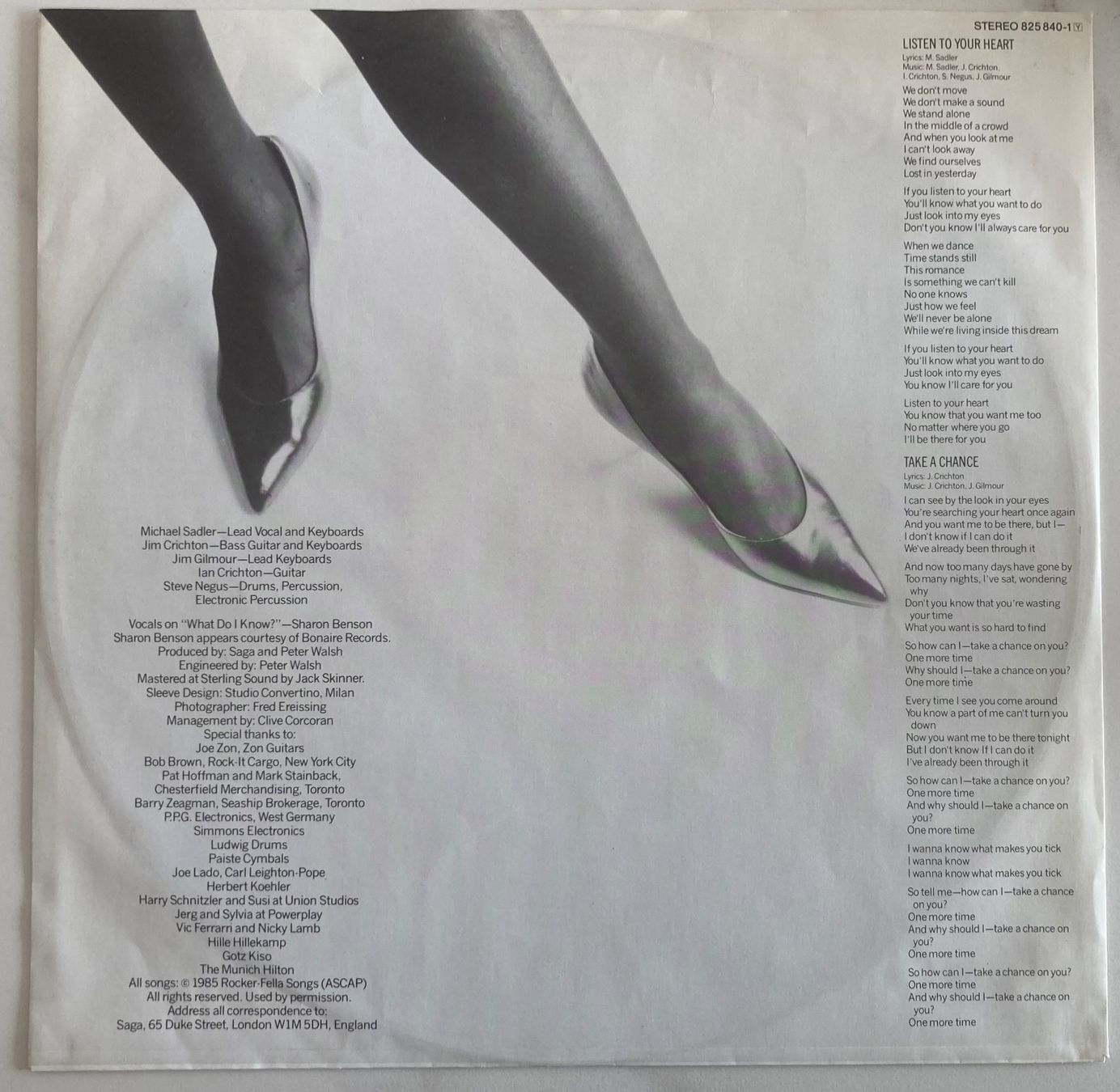 Vinyles: SAGA - BEHAVIOUR – D'occasion à Poliez-Pittet par Newtown-Records 2