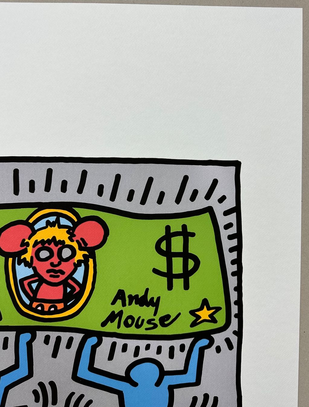 Dipinti: Keith Haring: Andy Mouse Dollar Bill, POP Art 19/150 – Nuovo (secondo la descrizione) da Meilen venduto da Smgdesign 4