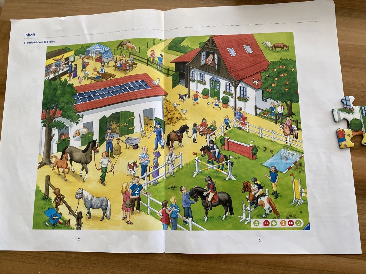 Ravensburger Puzzles: Tip Toi Puzzle: der Ponyhof 104 Teilen – Neu (gemäss Beschreibung) aus Aarau von sf2014 1