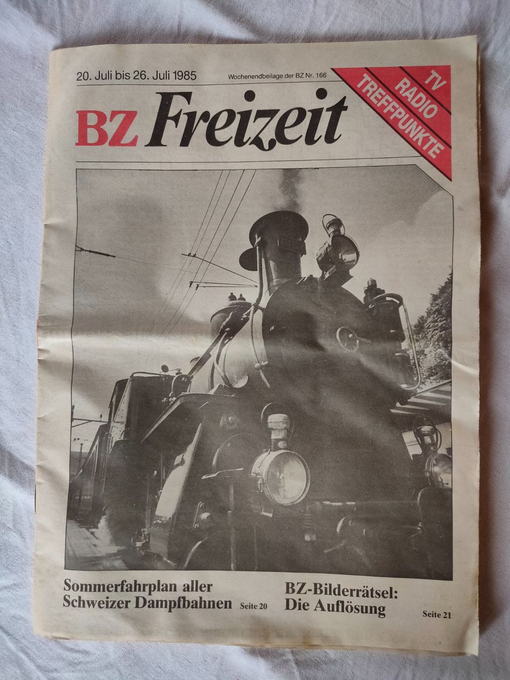Riviste & Magazine: BZ Freizeit Zeitungsbeilage, Sommer 1985 – Usato da Ins venduto da Baj
