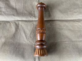 schöne grosse Vintage Pfeffermühle aus Holz