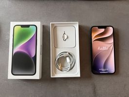 iPhone 14 schwarz 128GB