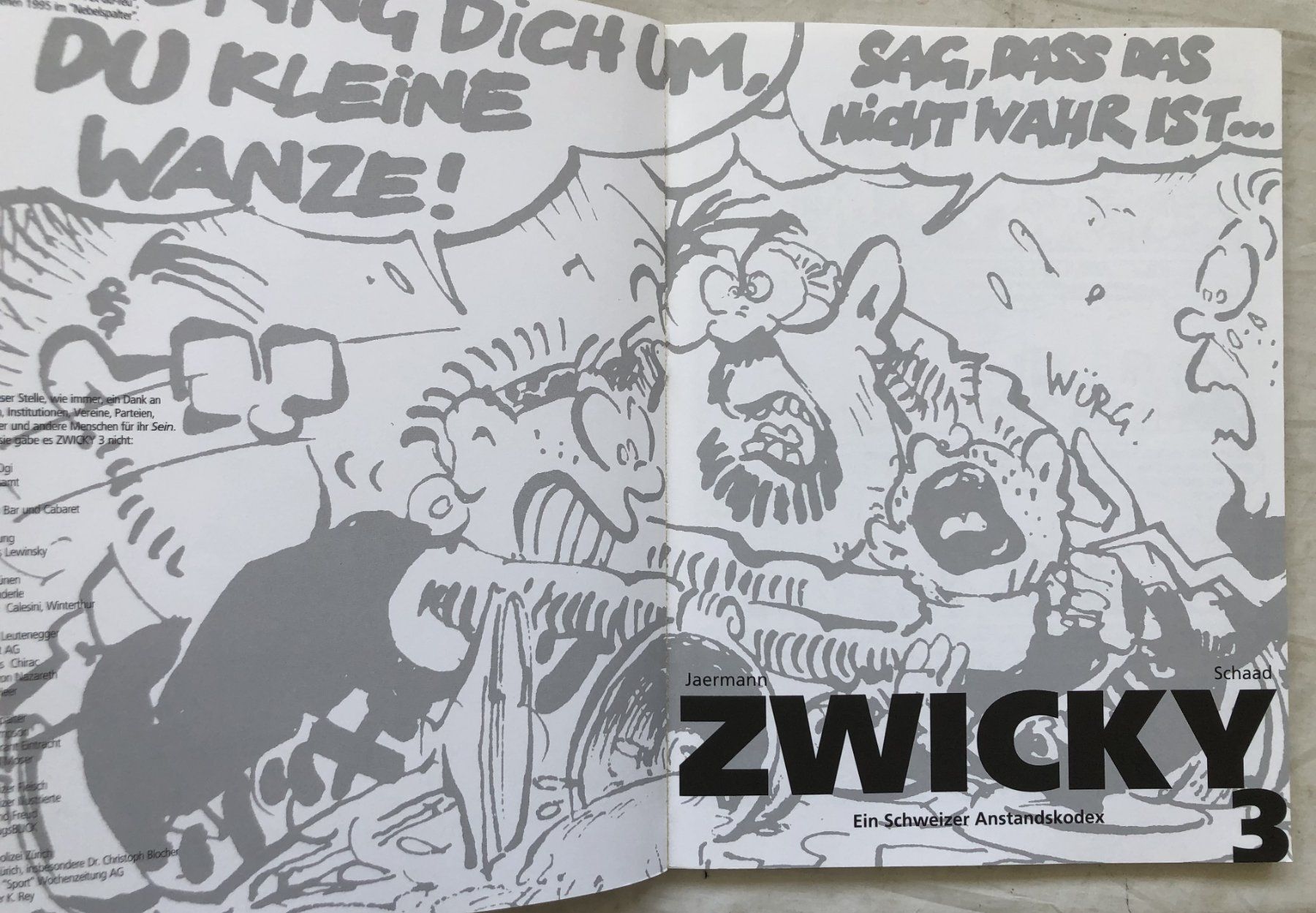 Fumetti: ZWICKY - Bände Nr.2+Nr.3 - Jaermann/Schaad – Usato da Schaffhausen venduto da durruti 5
